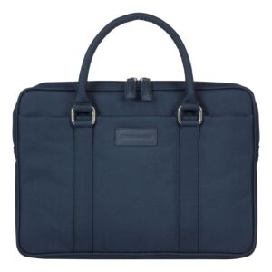 Borsa Stelvio Slim PURE Nylon riciclato - fino a 14" - Blu Notte