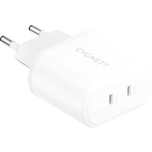 Alimentatore 35W Dual USB-C Wall Charger EU - Bianco