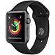 Apple Watch Series 3 GPS - Cassa in alluminio grigio siderale con cinturino Sport nero (42 mm)