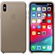 Custodia Apple in pelle per iPhone XS Max - Grigio talpa