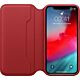 Custodia Folio Apple in pelle per iPhone XS - (PRODUCT)RED