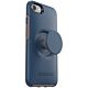 Otter + Pop Symmetry - Custodia per iPhone 8/7 - Blu