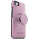 Otter + Pop Symmetry - Custodia per iPhone 8/7 - Rosa