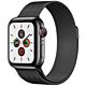 Apple Watch Series 5 GPS + Cellular - Cassa in acciaio inossidabile nero siderale con Loop in maglia milanese (44 mm)