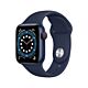 Apple Watch Serie 6 GPS + Cellular - Cassa in Alluninio Blu con Cinturino Sport Deep Navy