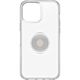 Custodia Serie Otter + Pop Symmetry con PopSockets PopGrip integrato per iPhone 13 Pro Max - Trasparente