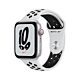 Watch Nike SE GPS + Cellular - Cassa in Alluminio Argento con Cinturino Sport Platino/Nero - 40mm