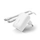 Caricabatterie Da Parete Con Pps Porta Usb-C Pd 30w 1m Pvc C-C - Bianco