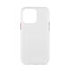 Custodia Foggy semitrasparente per iPhone 13 Pro - Bianco