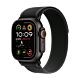 Apple Watch Ultra 2 GPS + Cellular - Cassa 49mm in Titanio Nero con Cinturino Nero Trail Loop - S/M