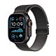 Apple Watch Ultra 2 GPS + Cellular - Cassa 49mm in Titanio Nero con Cinturino Titanio Nero Milanese Loop - Small