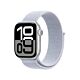 Apple Watch Series 10 GPS Cassa in Alluminio Argento con Cinturino Sport Loop Blu Nuvola - 42mm