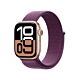 Apple Watch Series 10 GPS Cassa in Alluminio Oro Rosa con Cinturino Sport Loop Oro Rosa - 42mm