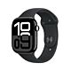 Apple Watch Series 10 GPS Cassa in Alluminio Jet Black con Cinturino Sport Band Nero - 46mm M/L