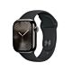 Apple Watch Series 10 GPS + Cellular Cassa in Titanio Ardesia con Cinturino Sport Band Nero - 42mm S/M