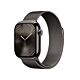 Apple Watch Series 10 GPS + Cellular Cassa in Titanio Ardesia con  Cinturino Loop in maglia milanese Ardesia - 42mm