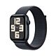 Apple Watch SE 2024 GPS Cassa Alluminio in Mezzanotte con Cinturino Sport Loop Inchiostro - 44mm