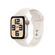 Apple Watch SE 2024 GPS + Cellular 40mm Cassa in Alluminio Galassia con Cinturino Sport Band Galassia - S/M