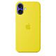 Custodia MagSafe in silicone per iPhone 16 Plus - Giallo carambola