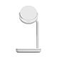 Base di ricarica 2 in 1 ChargeBase Qi2 per iPhone e AirPods - Bianco