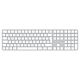 Magic Keyboard con Touch ID e tastierino numerico per Mac con chip Apple - Italiano - Tasti bianchi