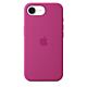 Custodia in silicone per iPhone 16e - Fucsia